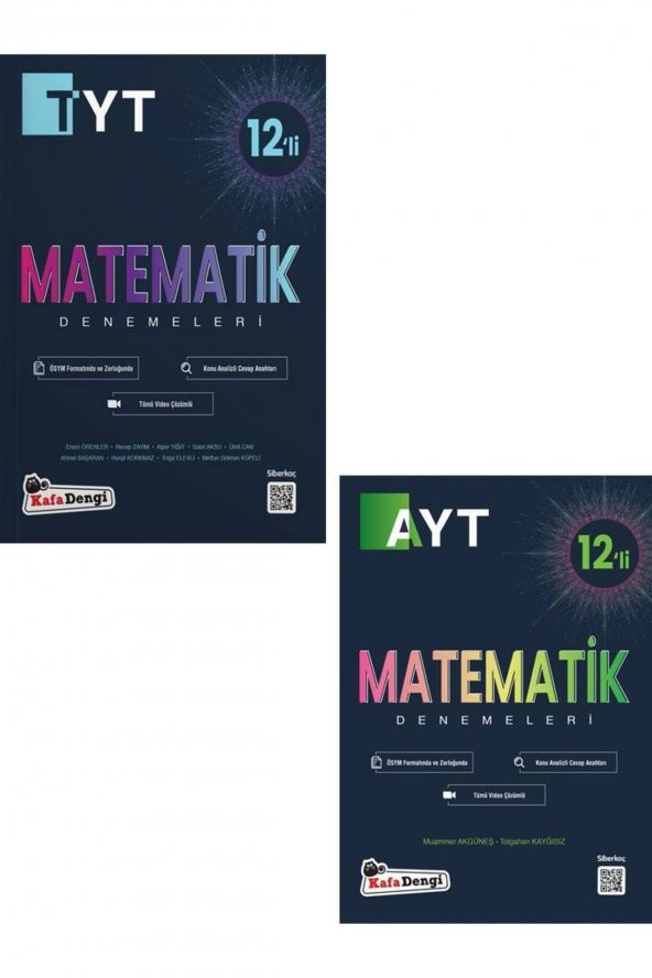 Tyt Matematik Branş Denemesi (12li)+matematik Ayt Branş Denemesi ürün görseli 1