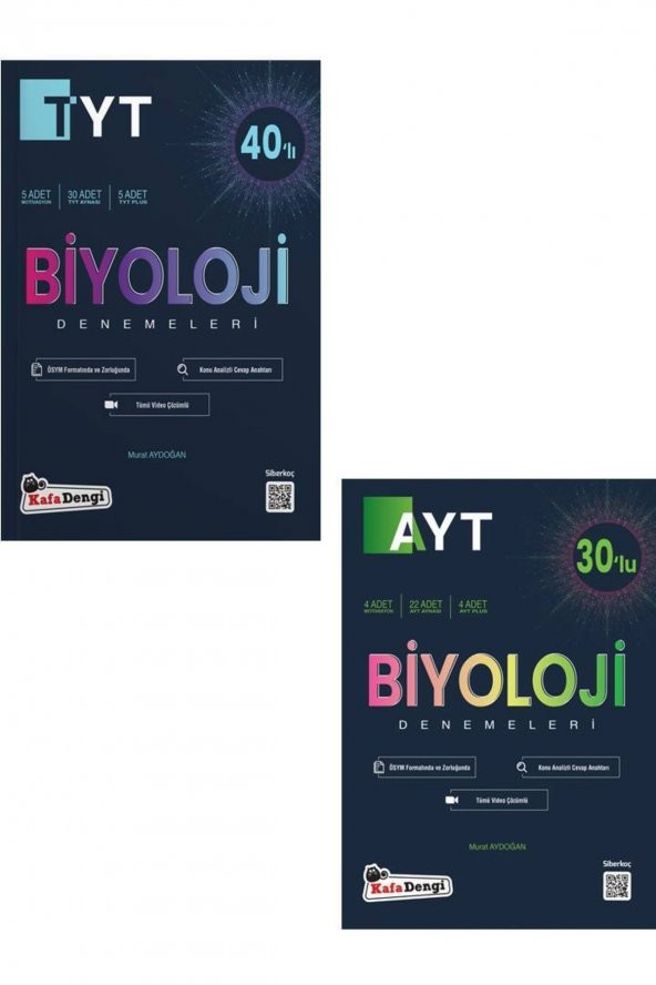 Tyt Biyoloji Branş Denemesi (40lı)+biyoloji Ayt Branş Denemesi ürün görseli 1