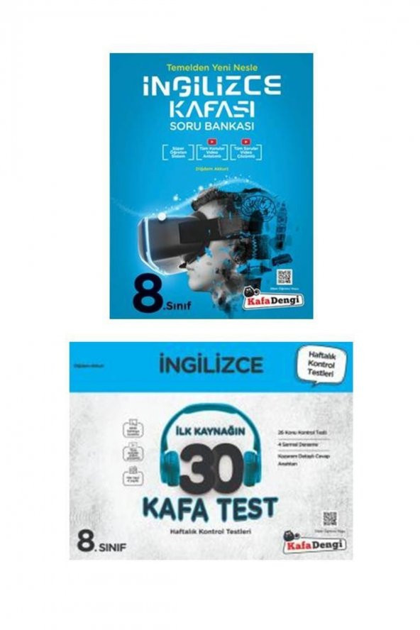 8. Sınıf Ingilizce Soru Bankası+8. Sınıf Ingilizce 30 Kafa Test ürün görseli 1
