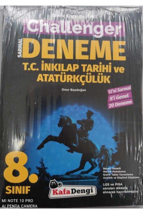 8.sınıf Challenger Inkılap Branş Denemesi 20li ürün görseli 1