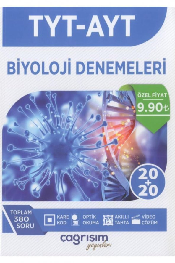 Çağrışım Tyt-ayt 20+20 Biyoloji Denemeleri ürün görseli 1