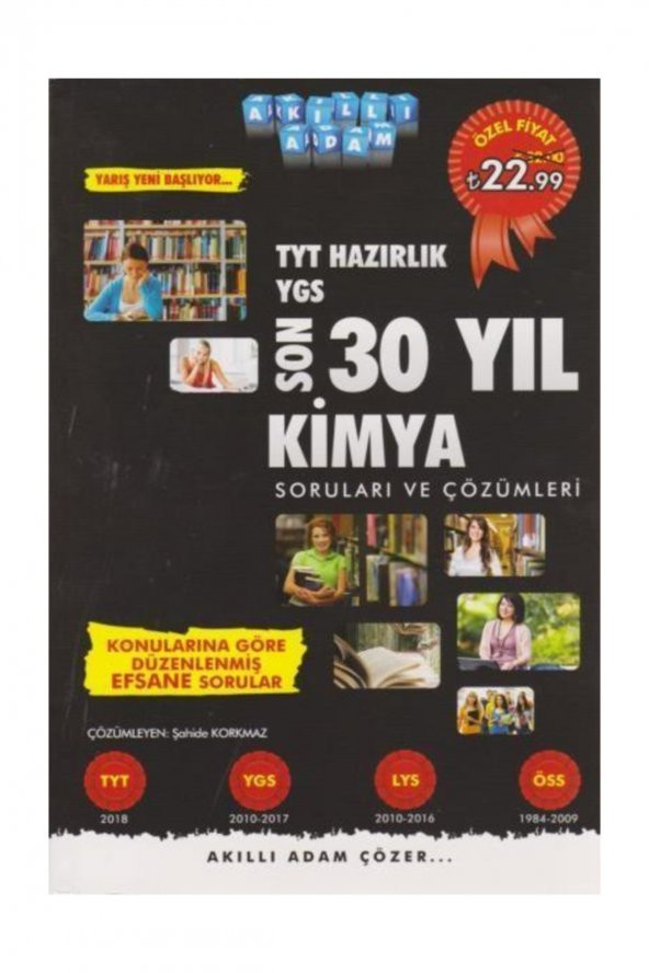Tyt Hazırlık Ygs Son 30 Yıl Kimya Soruları Ve Çözümleri-yeni ürün görseli 1