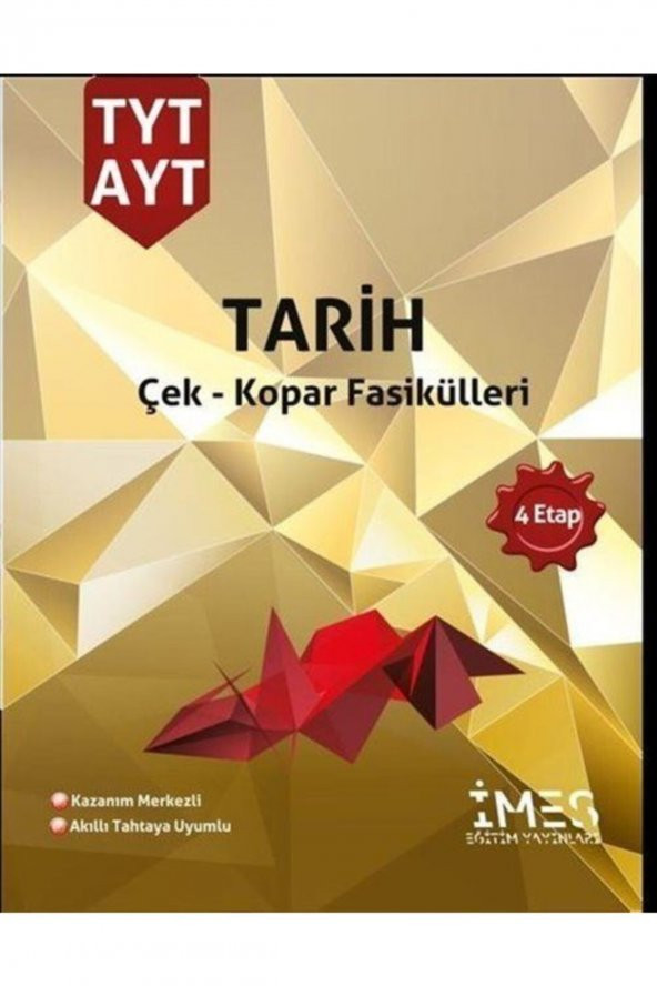 Tyt - Ayt Tarih Çek - Kopar Fasikülleri 4 Etap ürün görseli 1