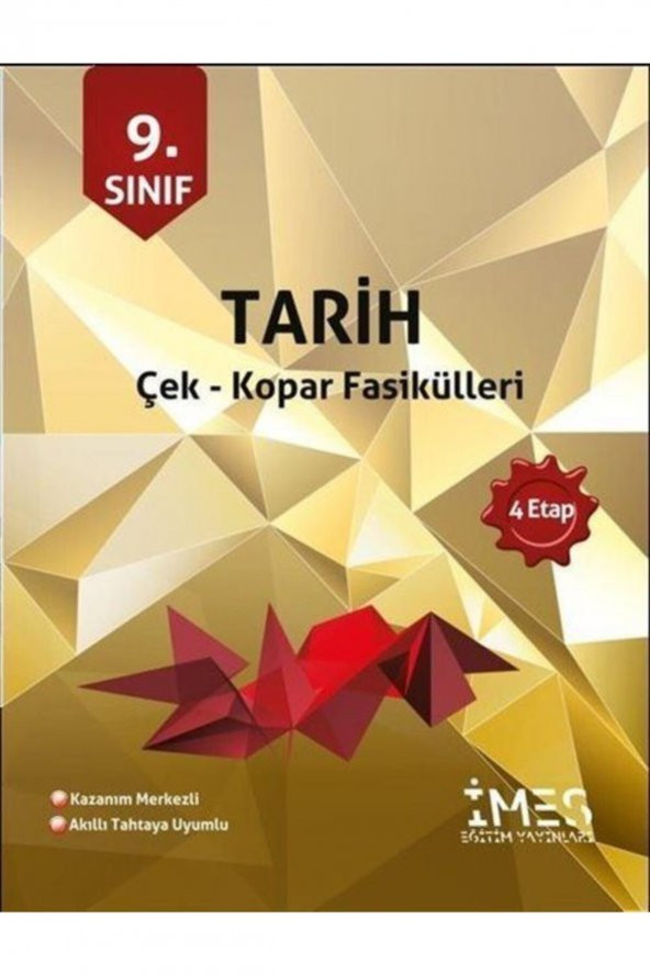 9.sınıf Tarih Çek - Kopar Fasikülleri 4 Etap ürün görseli 1