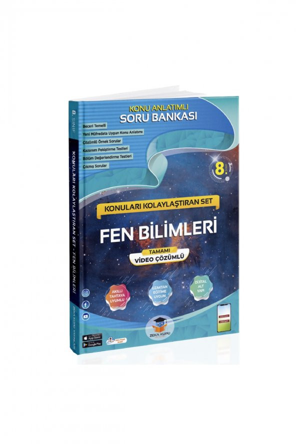 Zekaküpü Yayınları Lgs 8. Sınıf Konuları Kolaylaştıran Set Fen Bilimleri ürün görseli 1