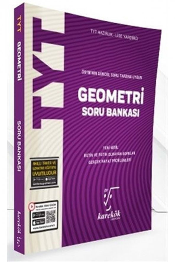 Karekök Tyt Geometri Soru Bankası ürün görseli 1