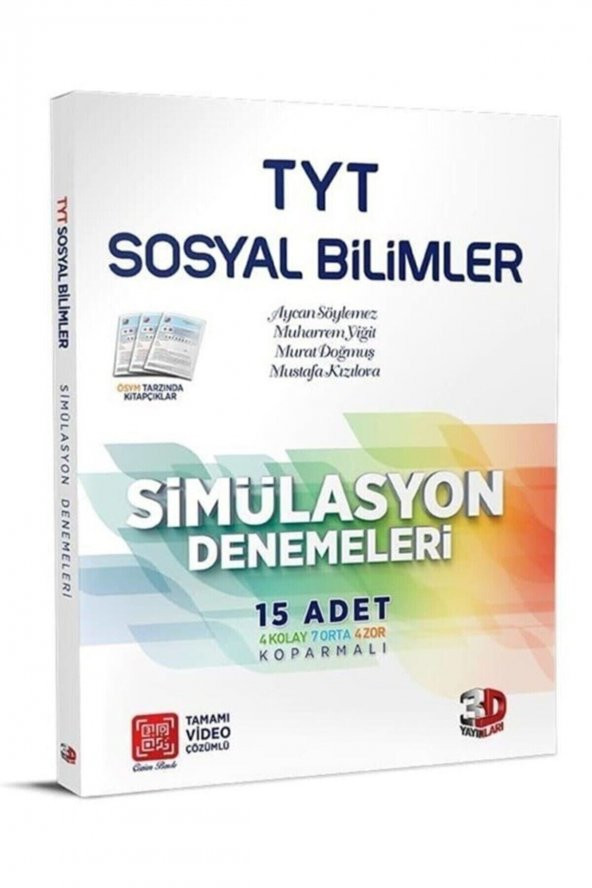 Çözüm 3d Tyt Sosyal Bilimleri Simülasyon Denemeleri ürün görseli 1
