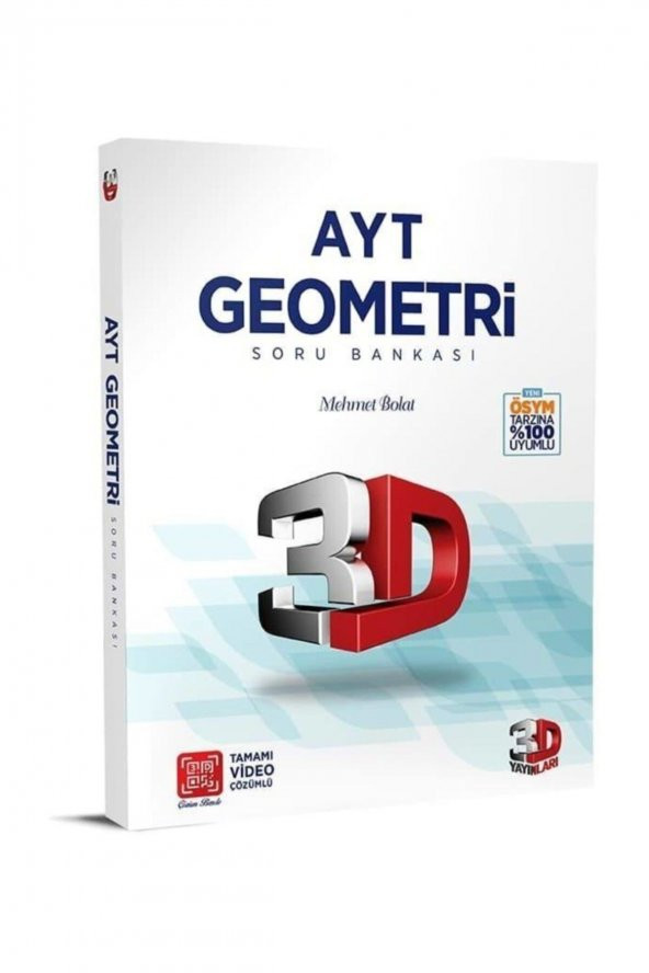 3d Yayınları Ayt Geometri Soru Bankası ürün görseli 1