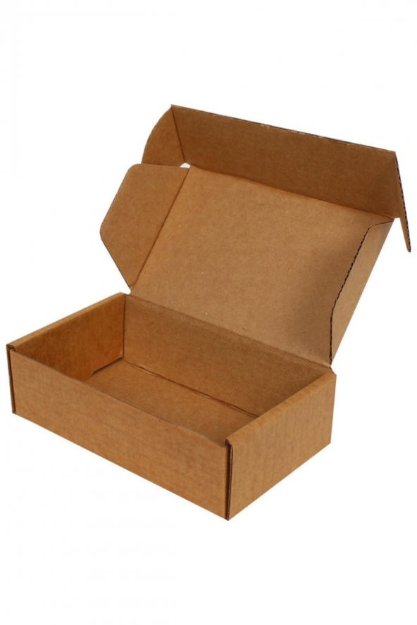 Kraft Kilitli Kargo Kutusu  Ebat 15x13x5 Cm (100 Adet) ürün görseli 1