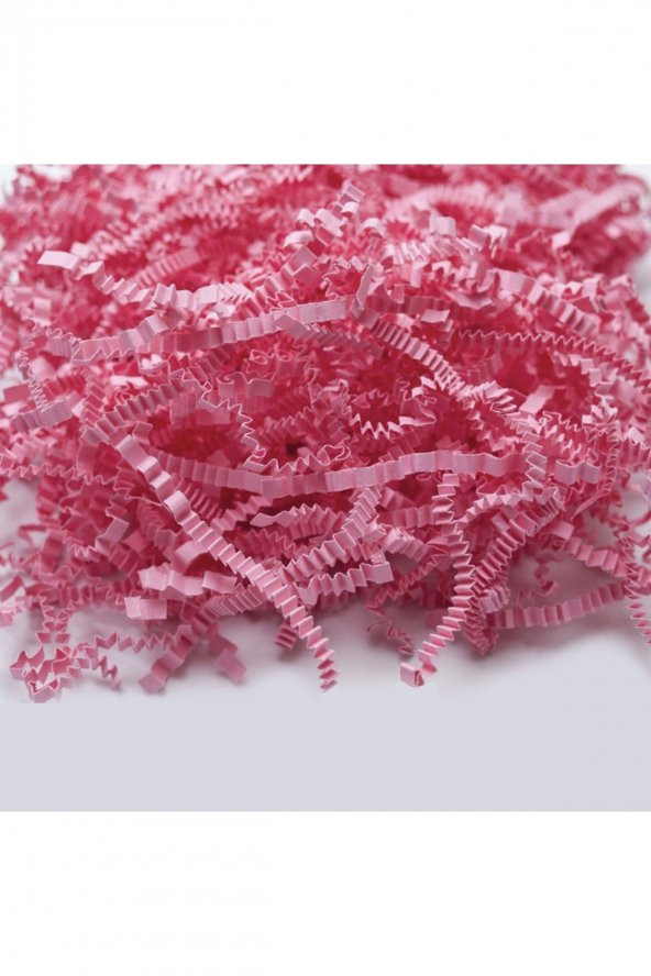Zigzag Kağıt Dolgu Malzemesi Pembe Renk 1 Paket 250 Gram ürün görseli 1