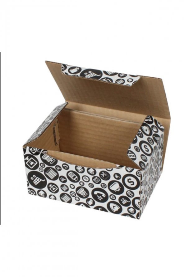 Siyah Kilitli Kargo Kutusu  Ebat 15,5x11x7,5 Cm (100 ADET) ürün görseli 1