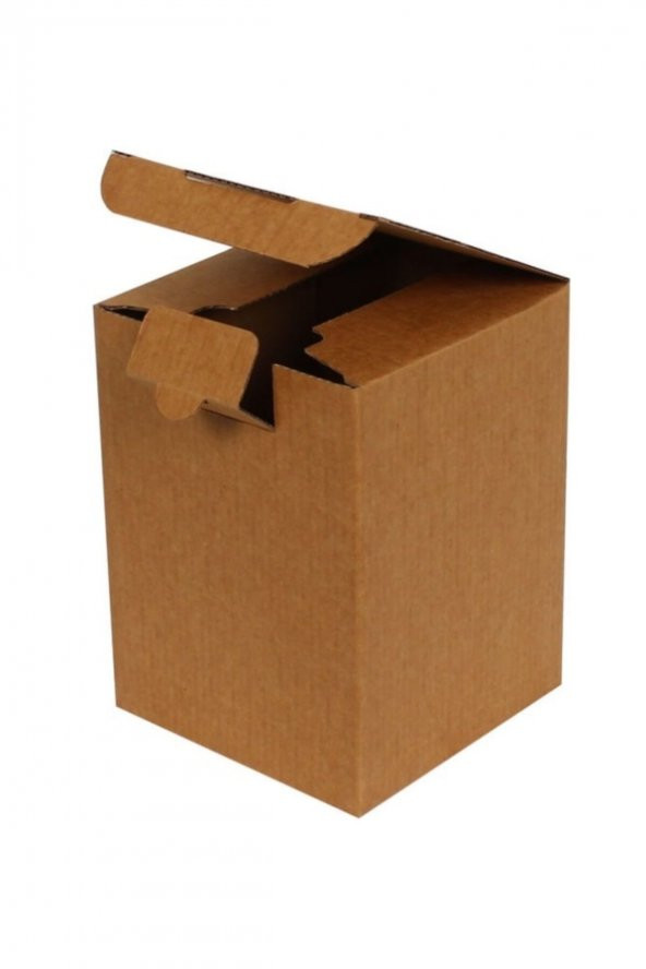 Kraft Kilitli Kargo Kutusu  Ebat 12x12x16 Cm (100 ADET) ürün görseli 1