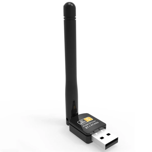 Concord LV-UAC17 600 Mbps 5 dB Antenli USB 2.0 Mini Wi-Fi + Bluetooh Adaptör ürün görseli 1