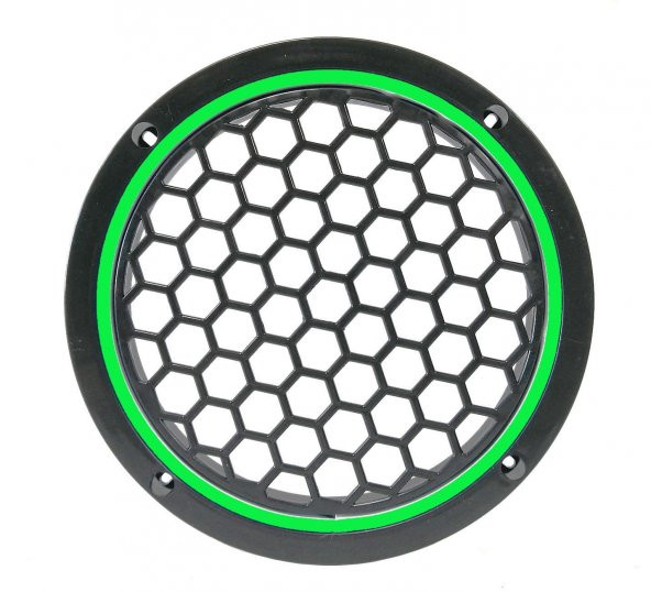 Garaj Dünyası Yeşil Neon Ledli 20 Cm 2’li Hoparlör Kapağı ürün görseli 1