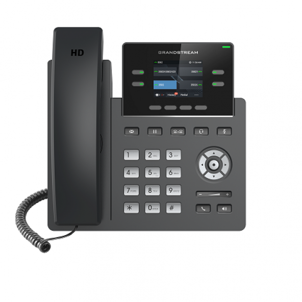 Grandstream GRP2612P Masaüstü IP Telefon (POE) ürün görseli 1