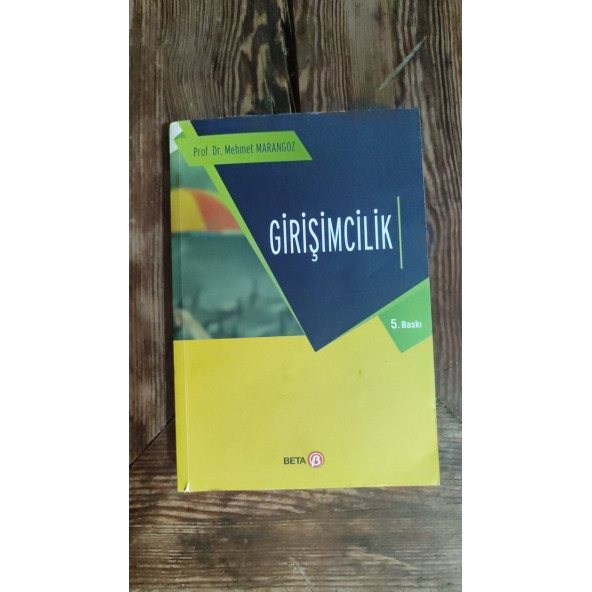 Girişimcilik (Prof.Dr. Mehmet Marangoz) ürün görseli 1