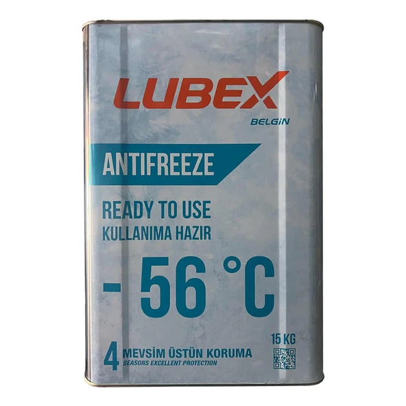Lubex Mavi Antifriz 15 Kg Kullanıma Hazır -56 Derece ürün görseli 1