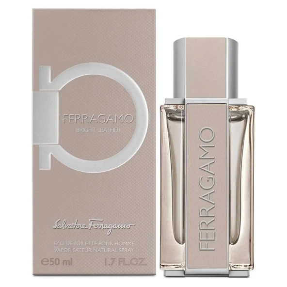 Salvatore Ferragamo Bright Leather EDT 50 ml Erkek Parfümü ürün görseli 1