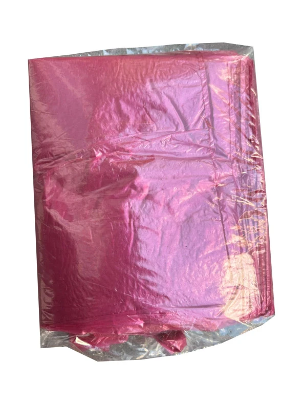 Arma Kırmızı Market Poşeti Torbası - Hışır Atlet Poşet - Küçük Boy - 24.5 x 40 Cm. - 1 Kg. ürün görseli 1