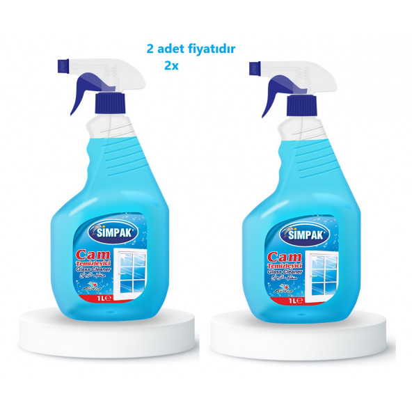 Simpak Camsil 1 Litre 2'li Set ürün görseli 1