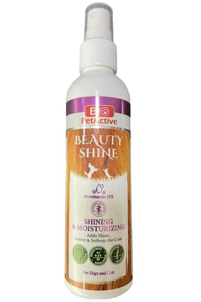 Bio Pet Active Beauty Shine Kedi ve Köpek Tüy Parlatıcı Sprey 100 ml ürün görseli 1
