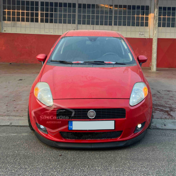 Fiat Punto 2006-2018 Uyumlu Üniversal Astra H lip Esnek Ön Lip 2 Parça Tampon Altı Dil Karlık Ön Ek ürün görseli 1