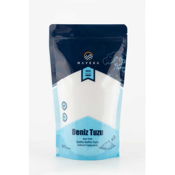 MAVERA İYOTLU DENİZ TUZU 500 GR ürün görseli 1