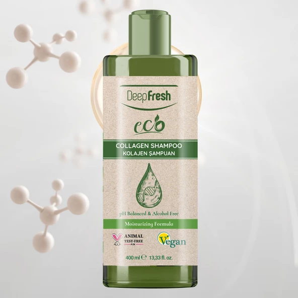 Deep Fresh Eco Serisi Kolajen Şampuan 400 ml - Resim 2
