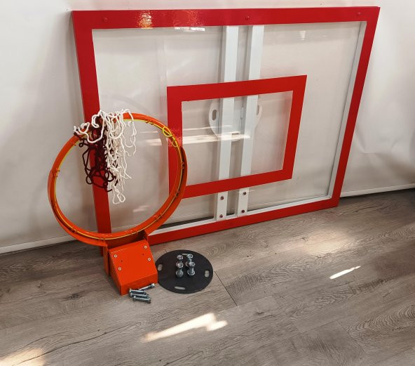 Mia Basketbol Panya Seti 90*120 8 mm Solid Polikarbon 45 cm Yaylı Çember ürün görseli 1