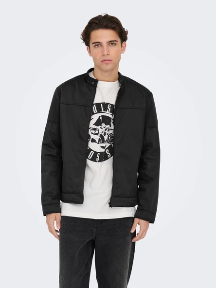 ONLY & SONS Erkek Önden Fermuarlı Ceket 22027380 ürün görseli 1