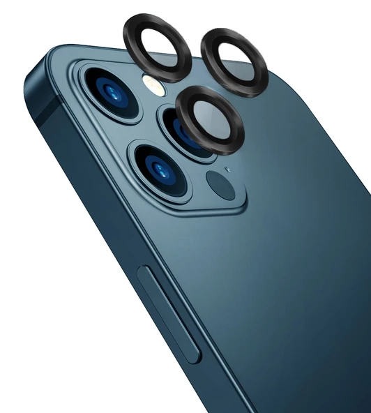 Vendas iPhone 13 Pro Max Uyumlu Eagle Serisi Telefonla Uyumlu Renk Tasarımlı Safir Cam Kamera Lens Koruyucu ürün görseli 1
