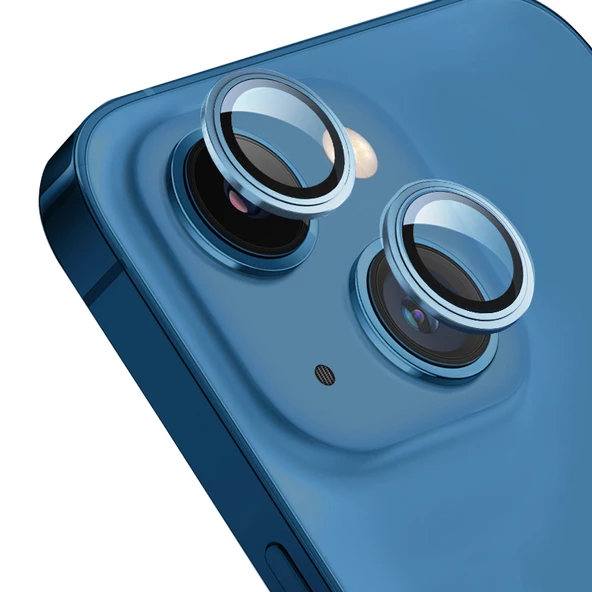 Vendas iPhone 13 Uyumlu Eagle Serisi Telefonla Uyumlu Renk Tasarımlı Safir Cam Kamera Lens Koruyucu ürün görseli 1