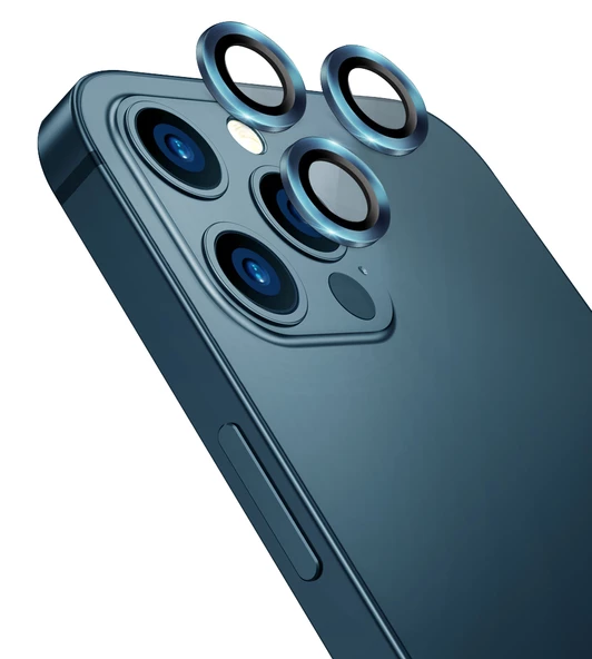 Vendas iPhone 13 Pro Uyumlu Eagle Serisi Telefonla Uyumlu Renk Tasarımlı Safir Cam Kamera Lens Koruyucu ürün görseli 1