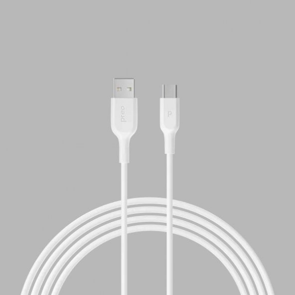 Preo Type-C Şarj Kablosu Charge & Sync Cable 3x more durable 1M Kablo ürün görseli 1