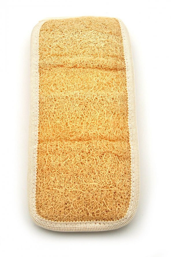 Doğal Kabak Lifi Banyo Hamam Sırt Kesesi İpli 12x27 cm. ürün görseli 1