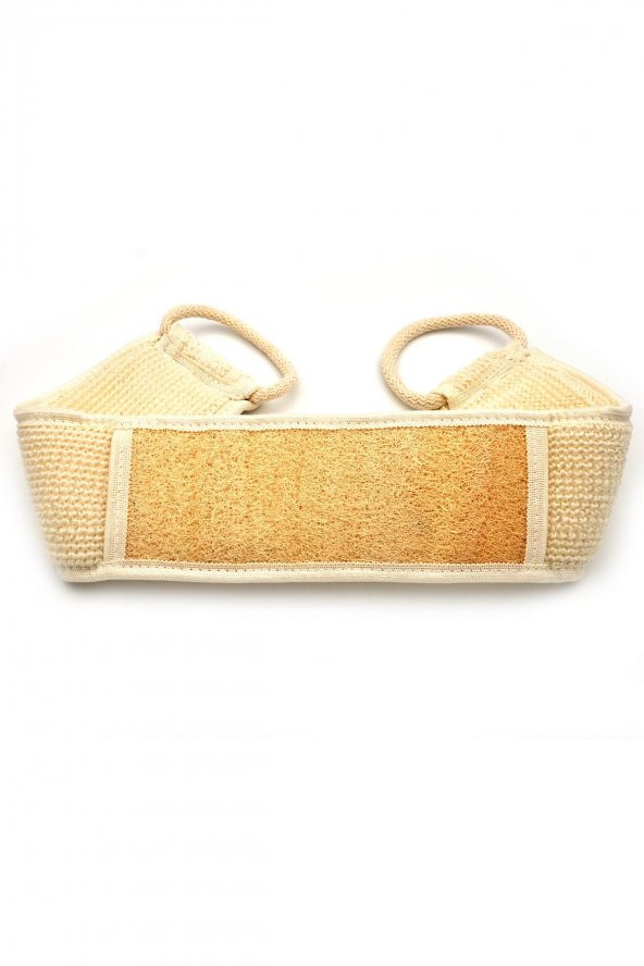 Doğal Kabak Lifi Banyo Hamam Uzun Sırt Kesesi İp Saplı 11x71 cm. ürün görseli 1