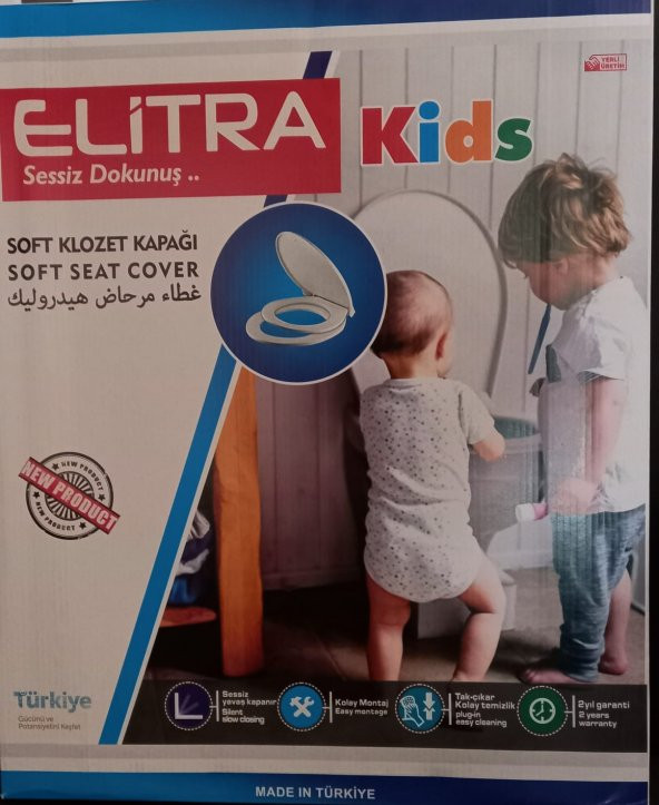 ELİTRA SLOW ÇOCUK KLOZ.KAP.ADPTÖRLÜ - Resim 4