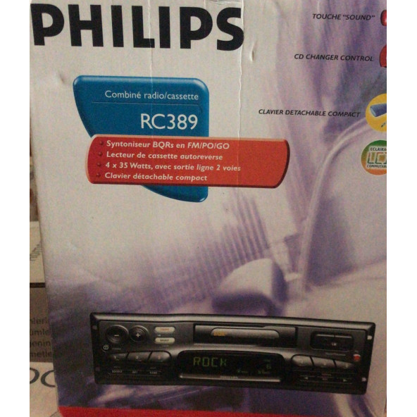 PHİLİPS 22rc389 OTO TEYP ürün görseli 1