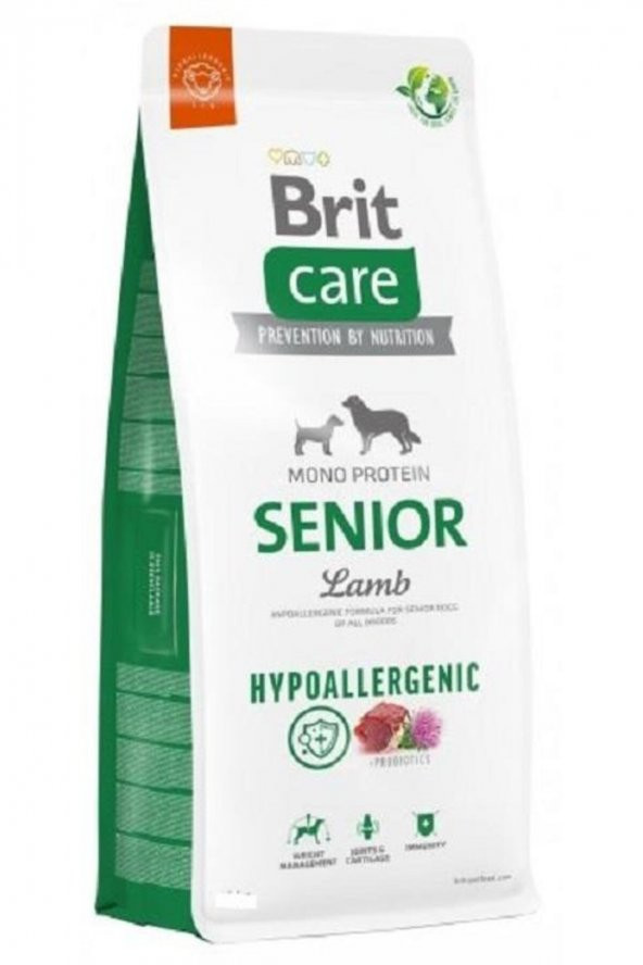 BRİT CARE DOG KUZU HYPO SENIOR 12 KG ürün görseli 1