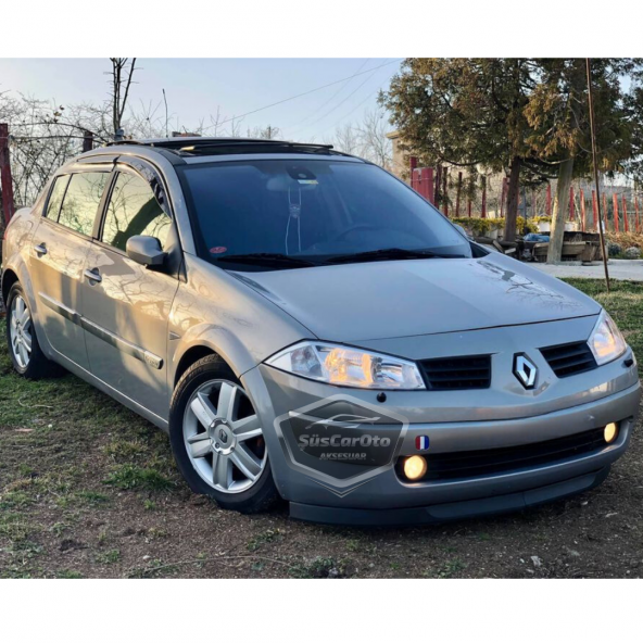 Renault Megane 2 2003-2008 Uyumlu Üniversal Astra H lip Esnek Ön Lip 2 Parça Tampon Altı Dil Karlık Ön Ek ürün görseli 1