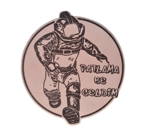 EOD Bomba İmha Deri PEÇ -Geldim Geldim Patlama -Arma - Leather Patch2 ürün görseli 1