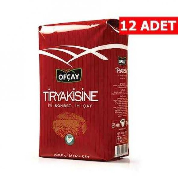Ofçay Tiryakisine Dökme Çay 1 kg x 12 Paket ürün görseli 1