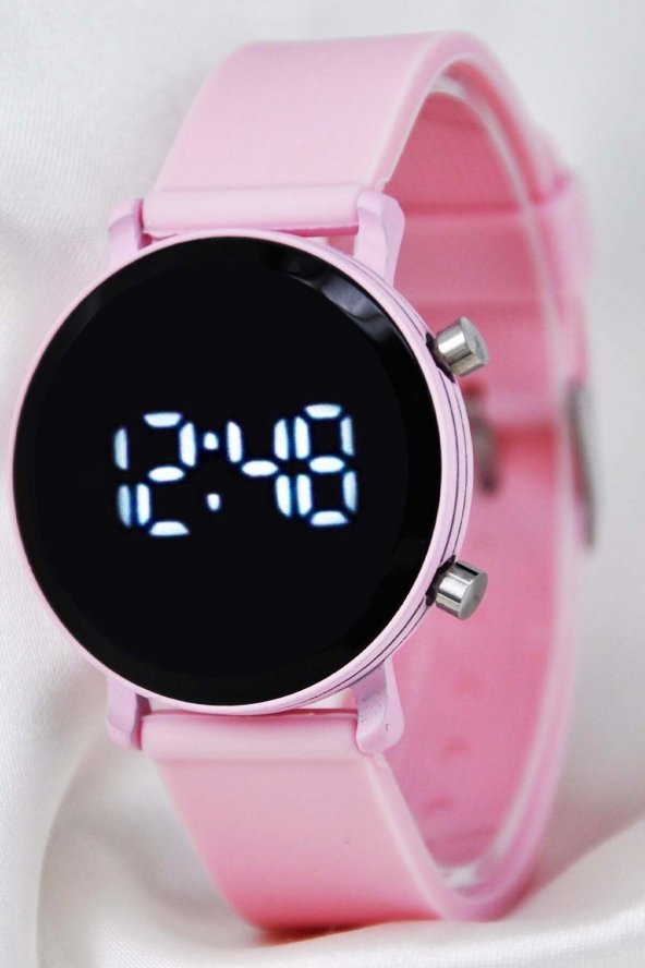 Pink Pembe Şirin Tasarım 6-12 Yaş Kız Çocuk Kol Saati ürün görseli 1