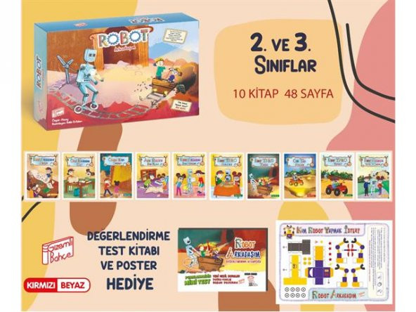 Gizemli Bahçe 2. Sınıf Hikaye Robot Arkadaşım (10 KİTAP + POSTER)(48 Sayfa) ürün görseli 1