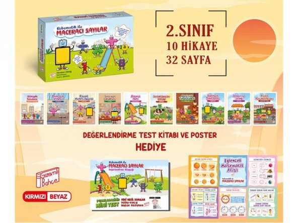 Gizemli Bahçe 2. Sınıf Robomatik ile Maceracı Sayılar(32 Sayfa) ürün görseli 1