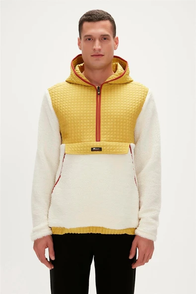 Bad Bear 23.02.29.007-C108 Leonard Half-Zip Erkek Peluş Polar ürün görseli 1