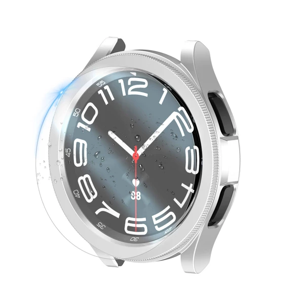 Gpack Samsung Galaxy Watch 6 Classic 47mm Sert Kasa Ve Ekran Koruyuculu Rakamsız Gard 29 ürün görseli 1