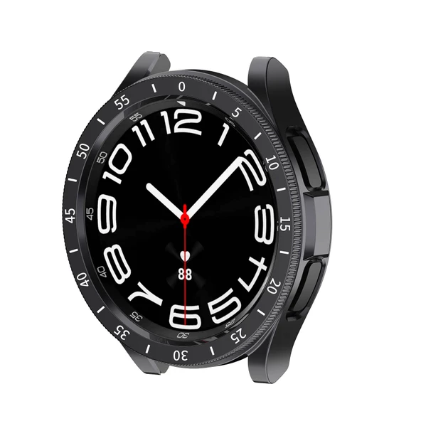 Gpack Samsung Galaxy Watch 6 Classic 47mm Sert Kasa Ve Ekran Koruyuculu Rakamlı Gard 29 ürün görseli 1