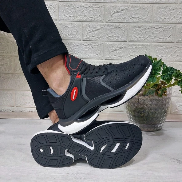 Dunlop 2401 Siyah Fuspetli Air Rahat Taban Erkek Spor Ayakkabı ürün görseli 1