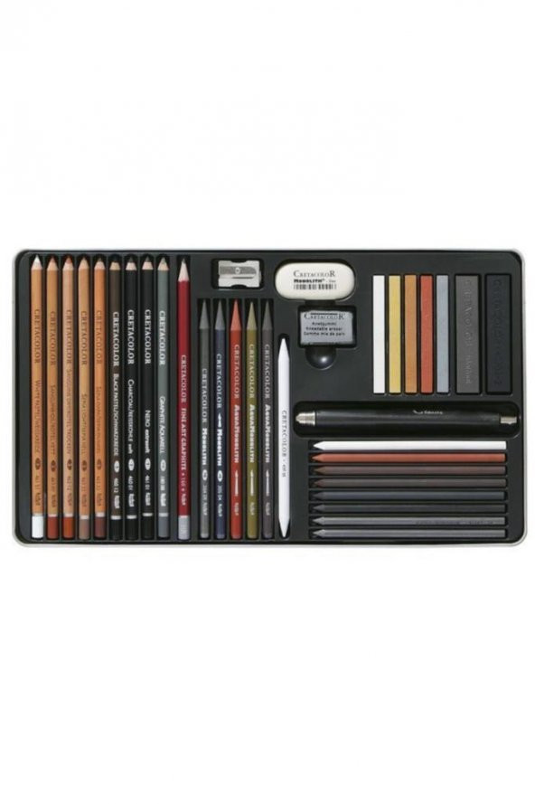 Ultimo Drawing Set Profesyonel Çizim Seti 35 Parça Metal Kutu ürün görseli 1